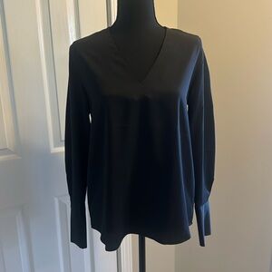 NEW Ann Taylor Black Blouse
